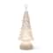 Glitzhome® 18.5" Lighted Acrylic Rotating Christmas Table Tree